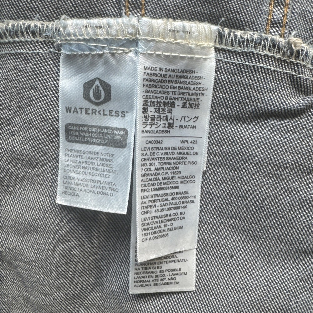 Levi's Men's‎ Trucker Jacket XXL Denim Blue Classic Jean Coat Levi Strauss - Picture 8 of 14